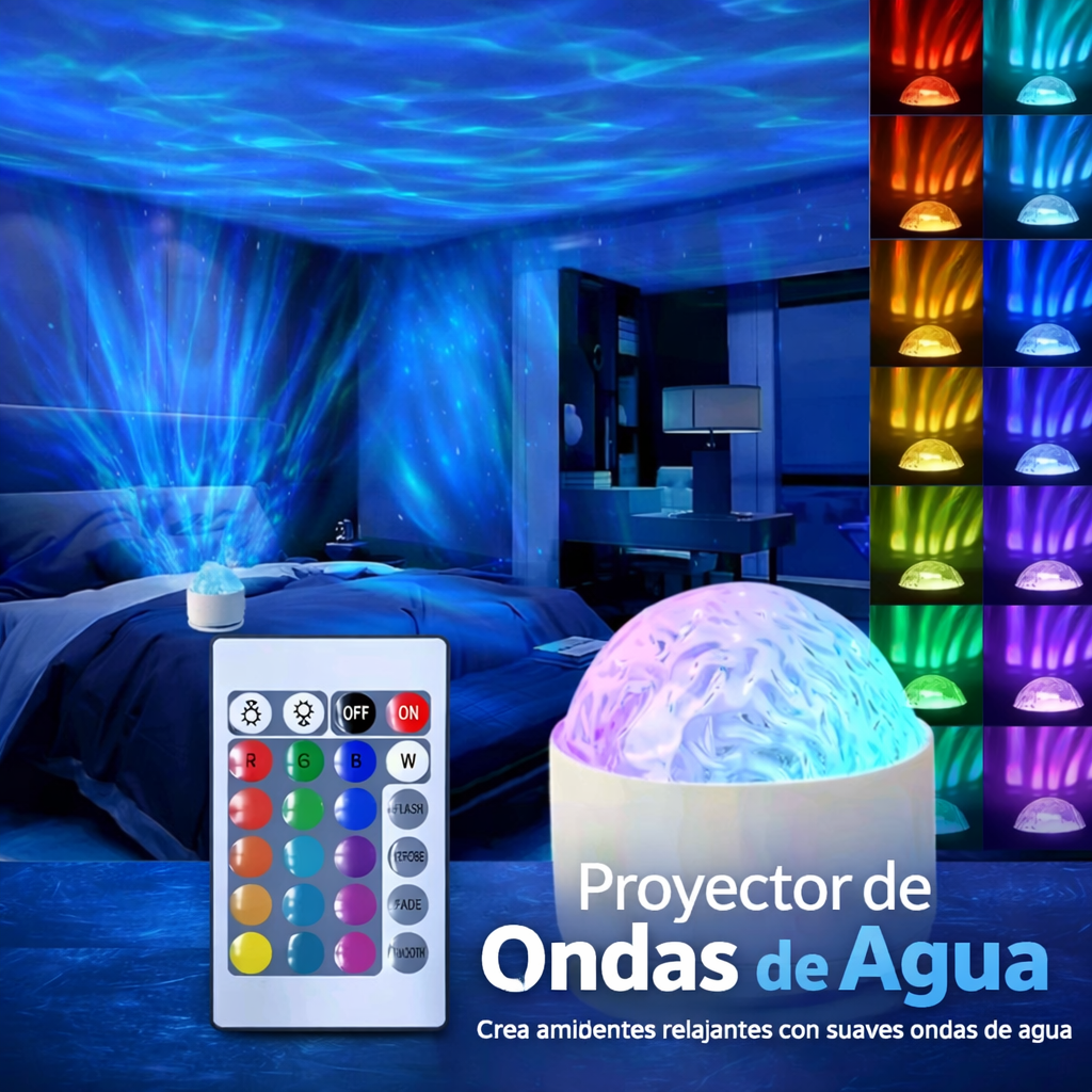 Proyector Galaxy 360° con Control Remoto / Luz Aurora Boreal para Habitación - Image 2