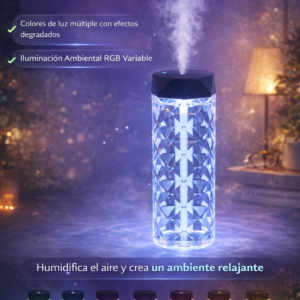 Humificador de Aire 400ml con Luz RGB