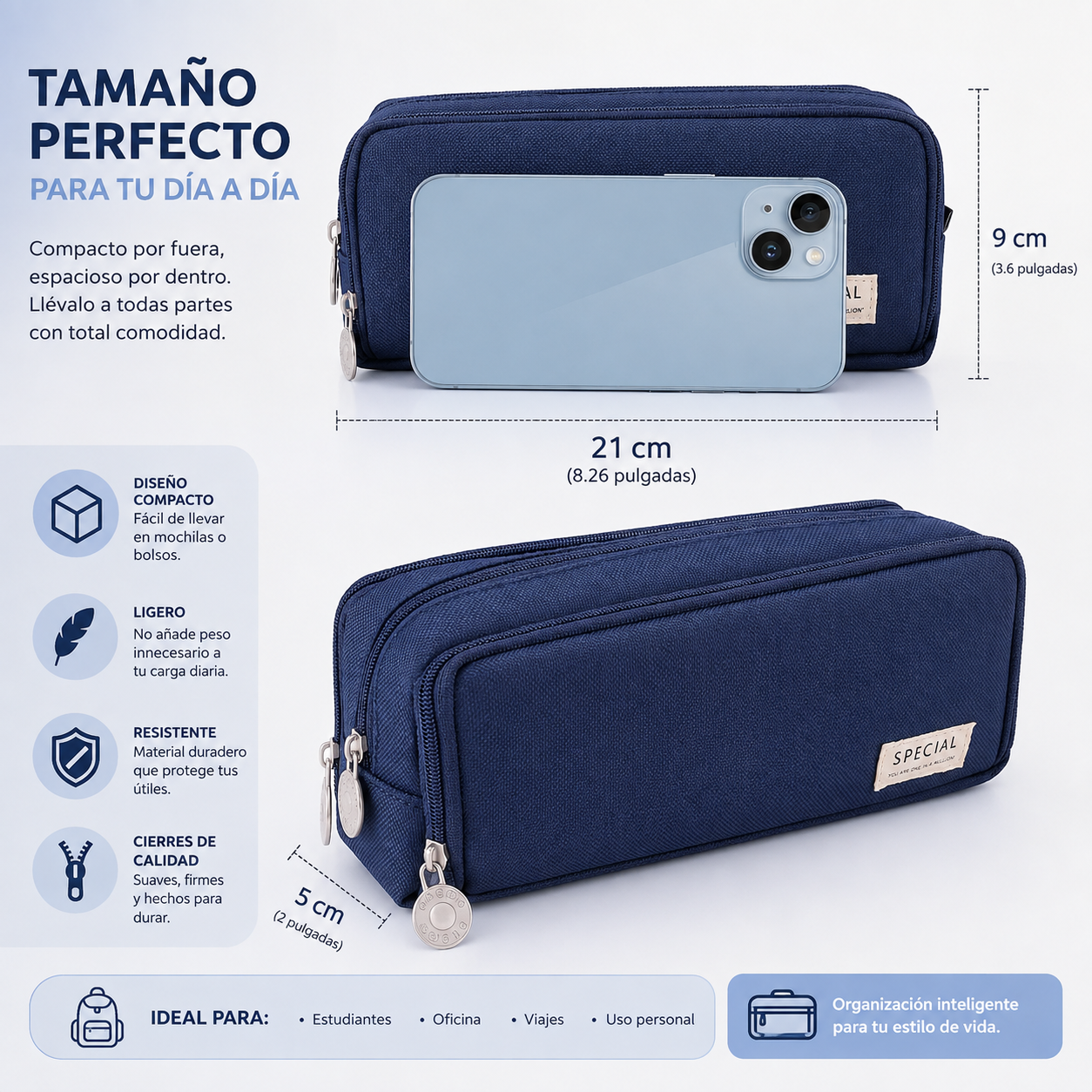 Estuche Multifuncional de Gran Capacidad - Image 2