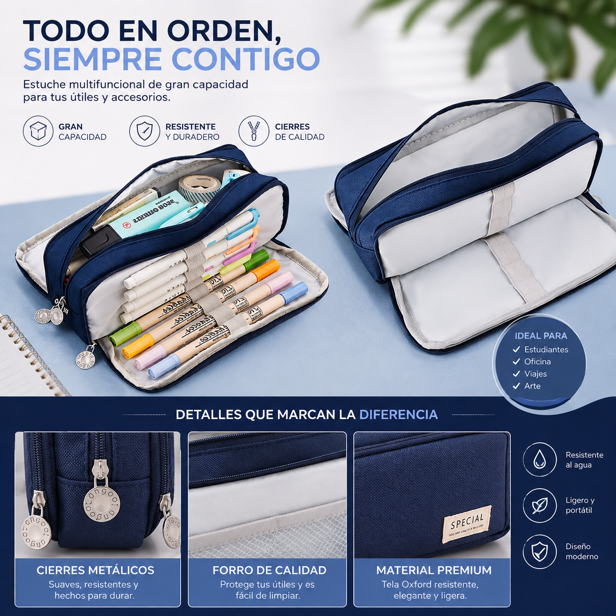 Estuche Multifuncional de Gran Capacidad - Image 4