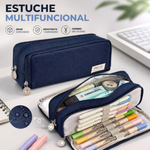Estuche Multifuncional de Gran Capacidad